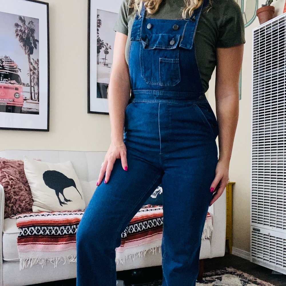 Vintage 70’s jean overalls